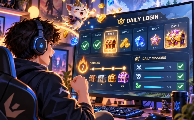 Mengapa Game Online Memiliki Daily Login dan Misi Harian?